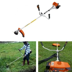 Stihl FS 120, 30.8CC 2-Stroke Sidepack Petrol Brush Cutter | 1.8 HP Grass Cutting Machine for Agriculture & Gardening